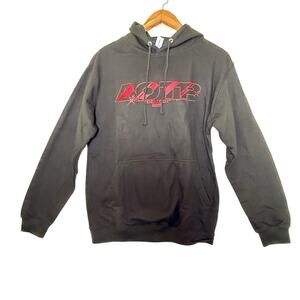 KSI AOTP Deluxe Hoodie Size S Black Red Print Graphic Album Merch Just Hoods